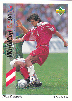 Nick Dasovic Canada Upper Deck World Cup 1994 Preview Eng/Spa #58